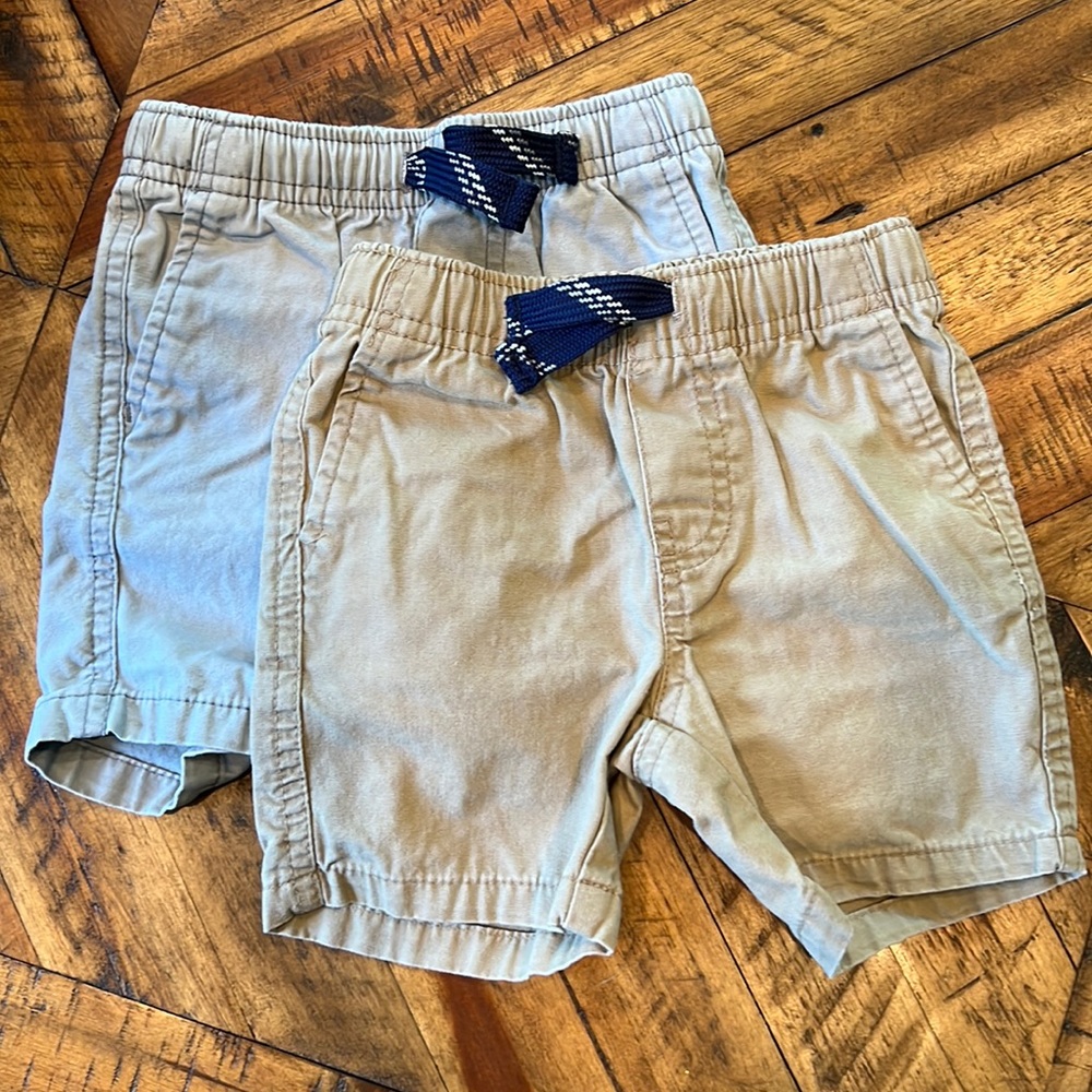 Carters boys toddler shorts - 2 pairs